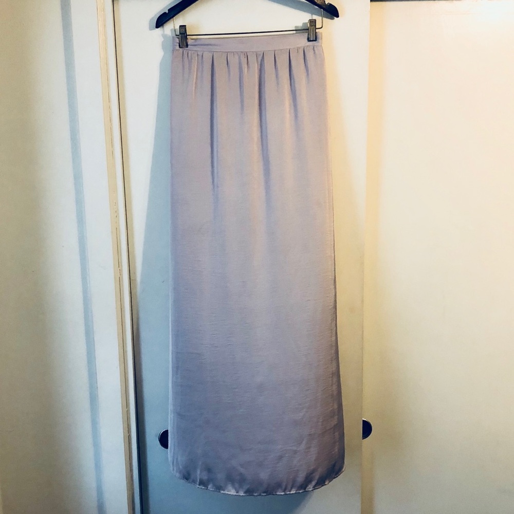 Lavender Maxi Skirt w/ pockets